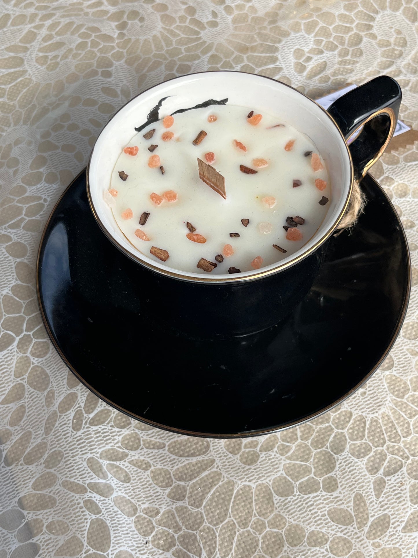Cinnamon, Clove, Nutmeg Teacup Candle